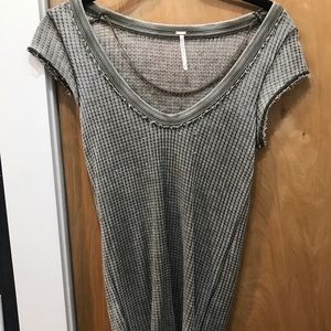 Free people waffle top